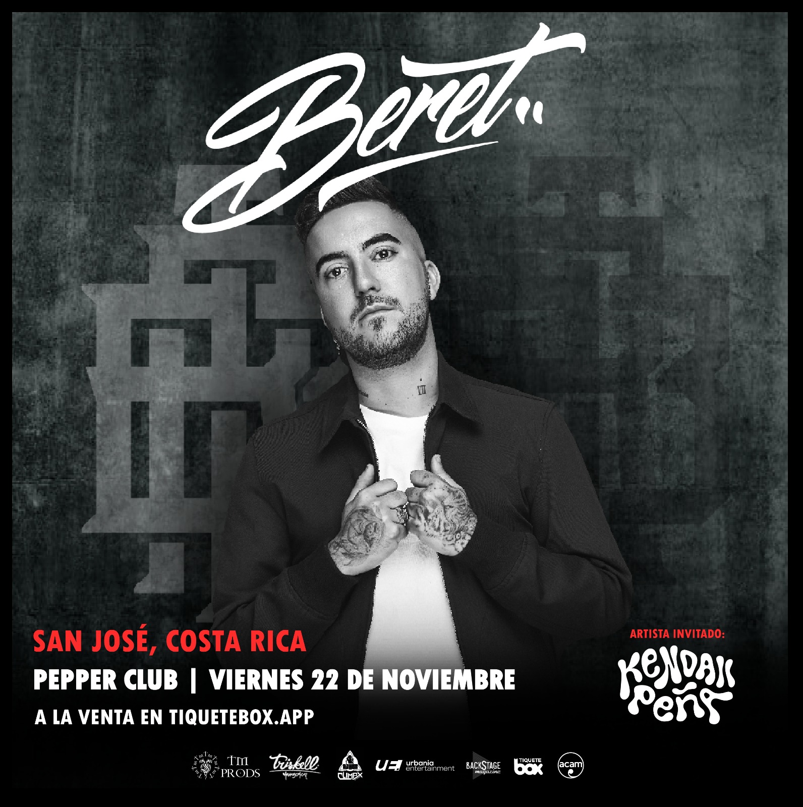 ¡Beret tendrá su reencuentro con Costa Rica después de 4 años!